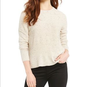 Eileen fisher wool cotton sweater, petite S